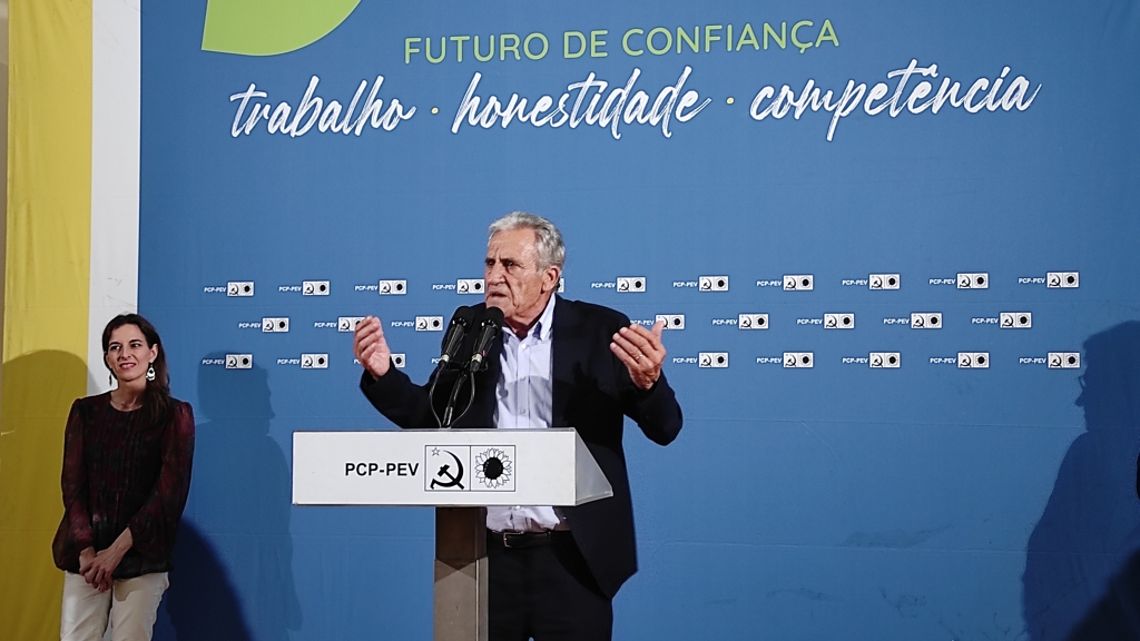 Jerónimo de Sousa bastante interventivo no discurso