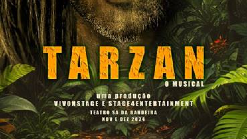 Cartaz de apresentação do Musical TARZAN