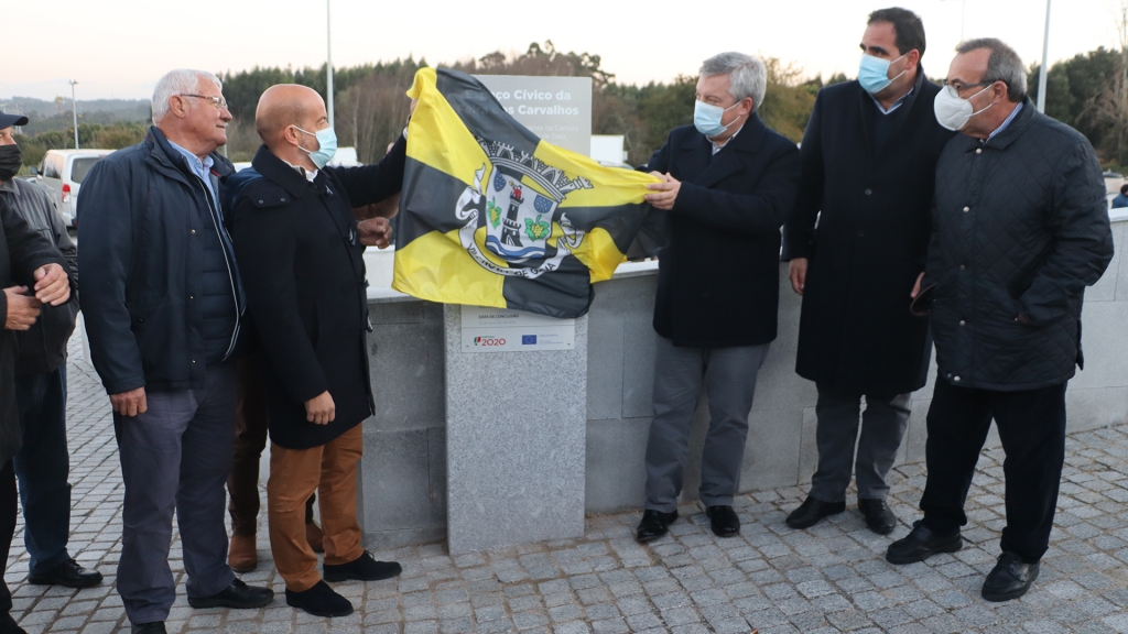 Eduardo Vítor Rodrigues e Filipe Lopes inauguraram Espaço Cívico de Pedroso