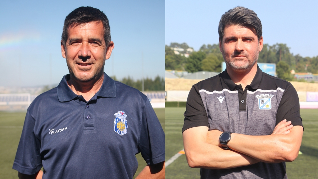José Alberto e Paulo Campos esperam um bom jogo de futebol amanhã, a partir das 15h