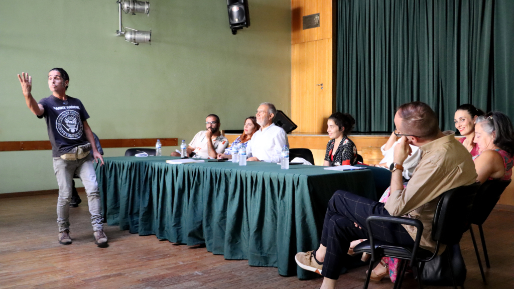 A apresentação do Festival de Teatro José Guimarães.