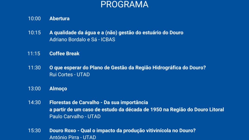 i jornadas rio douro