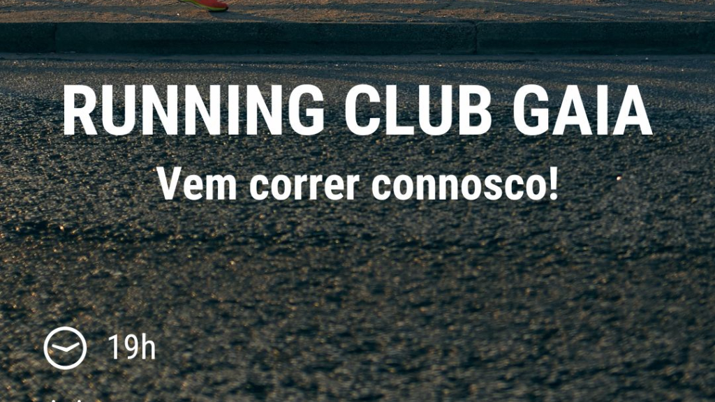 Cartaz corrida