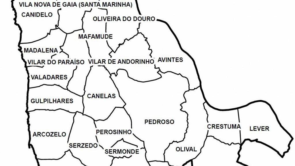 mapa freguesias