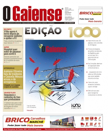 capa edição n.º 1000