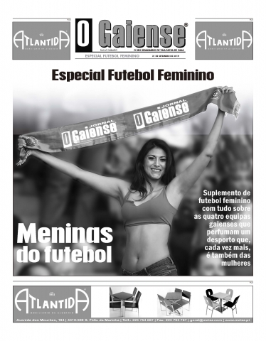 Capa do Suplemento Futebol Feminino 2019